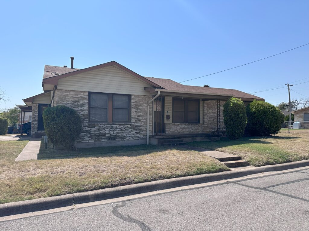 Good curb appeal on this home built in 1937 with some charming touches of a home from this era.  Two bedrooms but could use den as 3rd bedroom