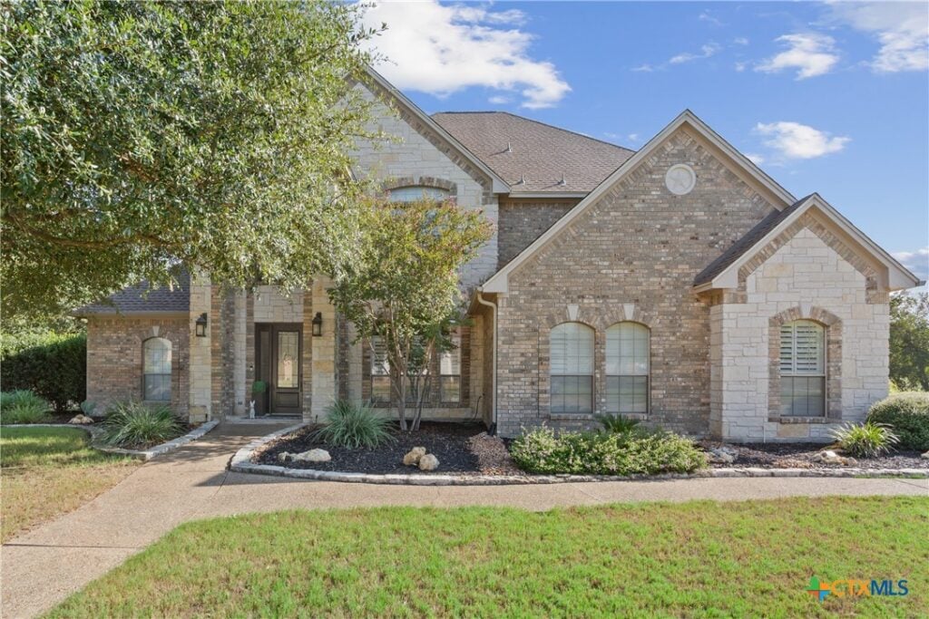 This stunning 5-bedroom, 4.5-bath home sits on over half an acre along Mill Creek Golf Course. The backyard features a sparkling pool and plenty of room for entertaining